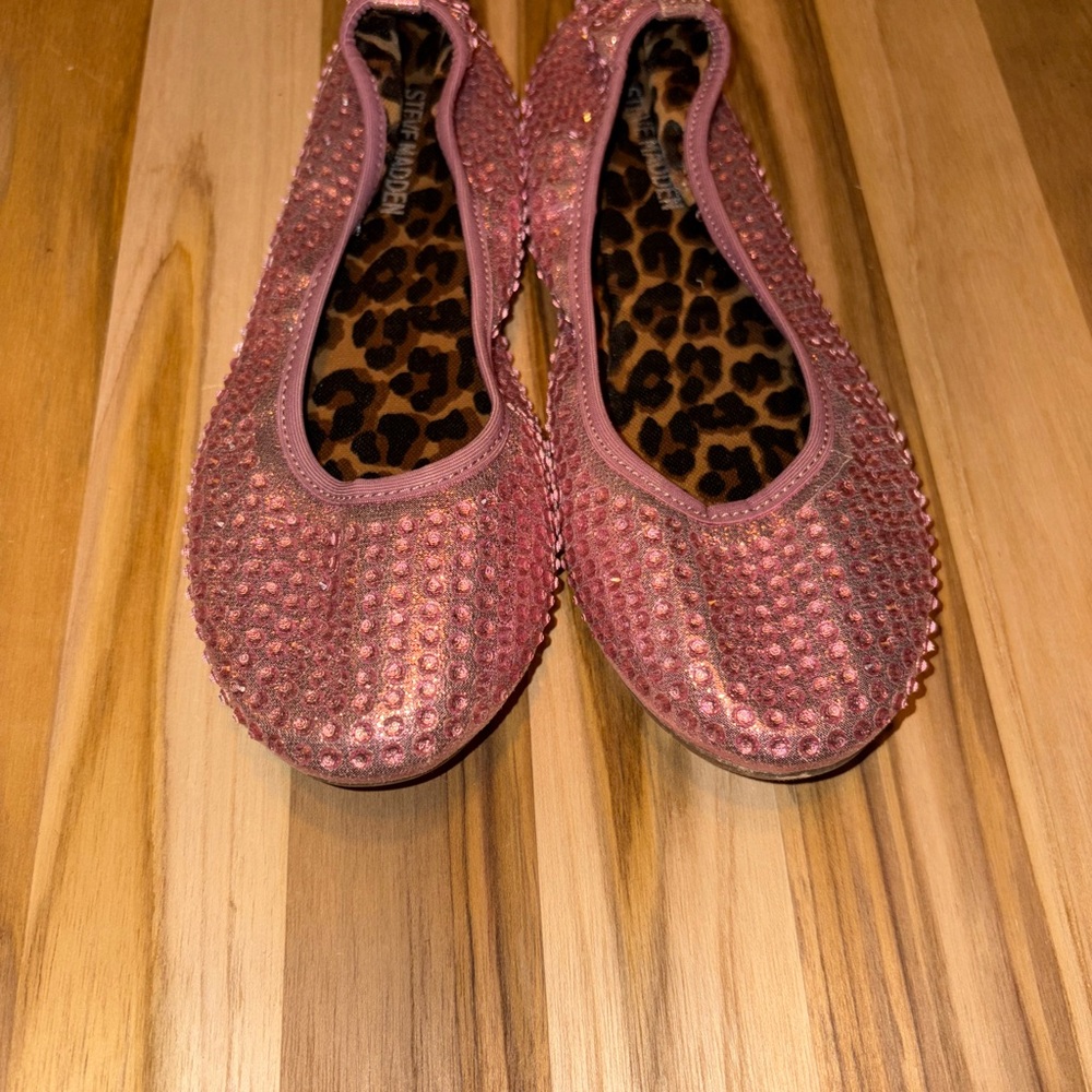 Steve Madden Pink Kids Dress Shoes